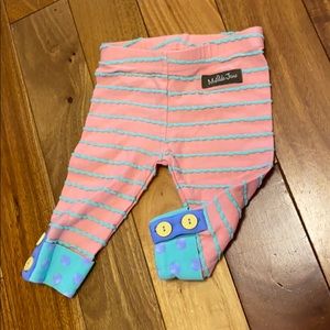 Matilda Jane mermaid textured leggings 3-6mo